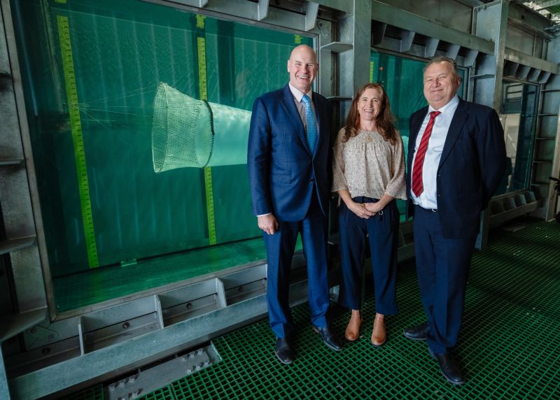 New flume tank will enable advances in marine and seafood science