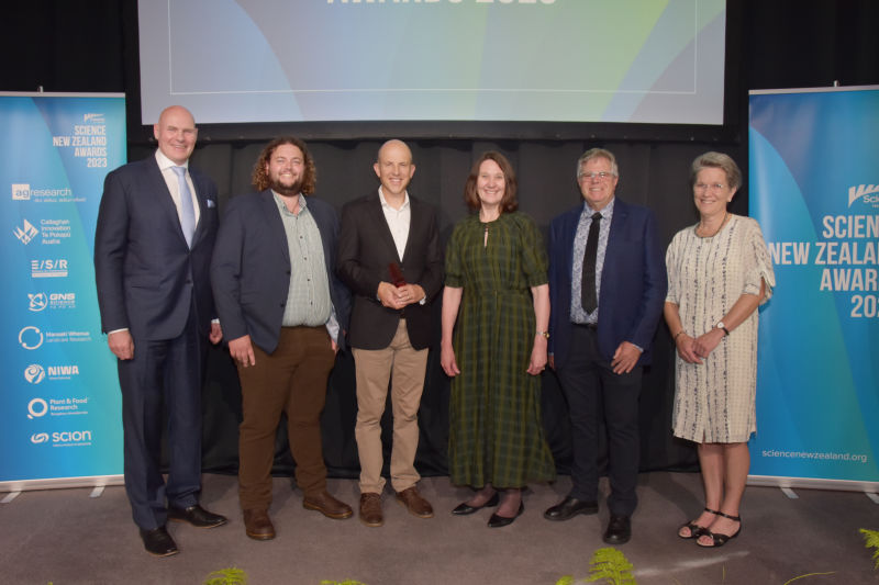Plant & Food Research staff recognised at Science New Zealand 2023 Awards
