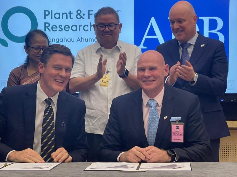 Plant & Food Research begins closer relationship with the Asian Development Bank