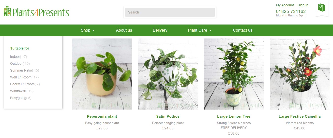 Plants4Presents Shop