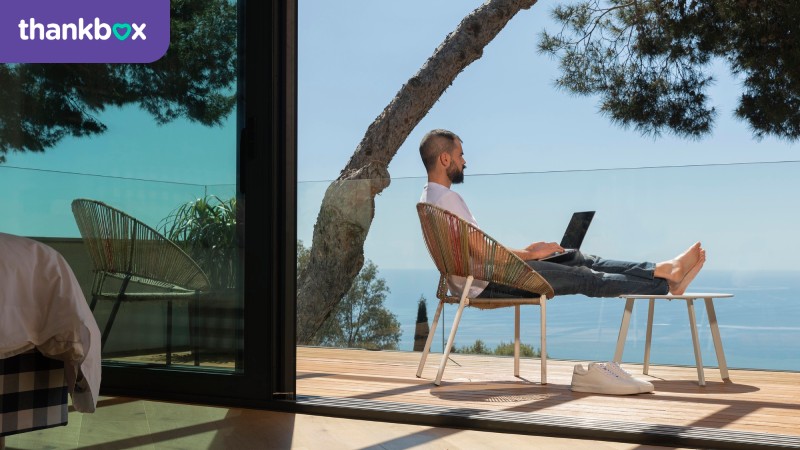 Full shot of a man working outdoors
