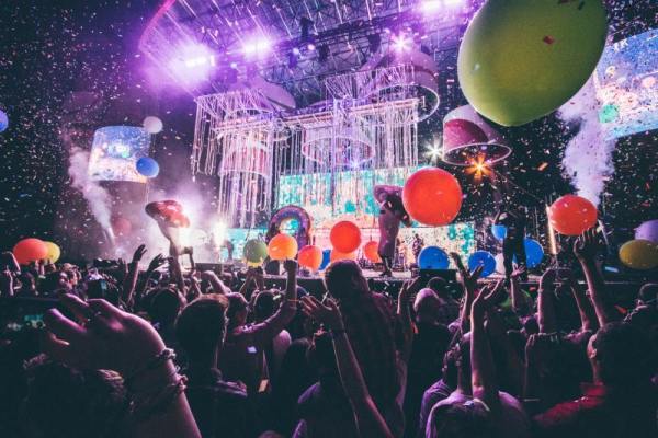 People Standing in Front of Stage