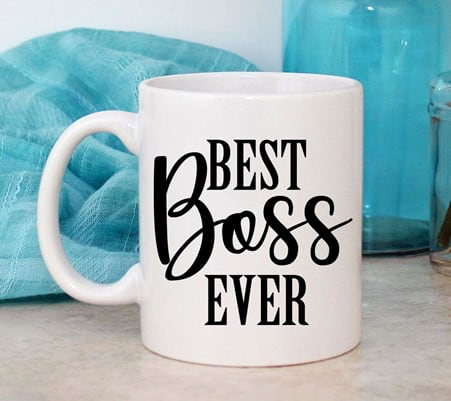 Best Boss Ever personalised mug