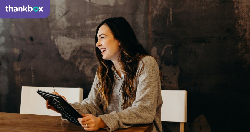 Smiling woman