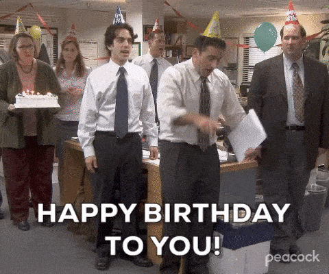 Happy Birthday Gif from The Office 