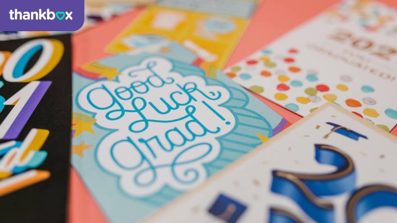 Close-up of a Graduation Greeting Card