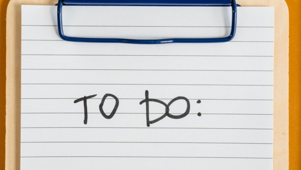 A to-do list