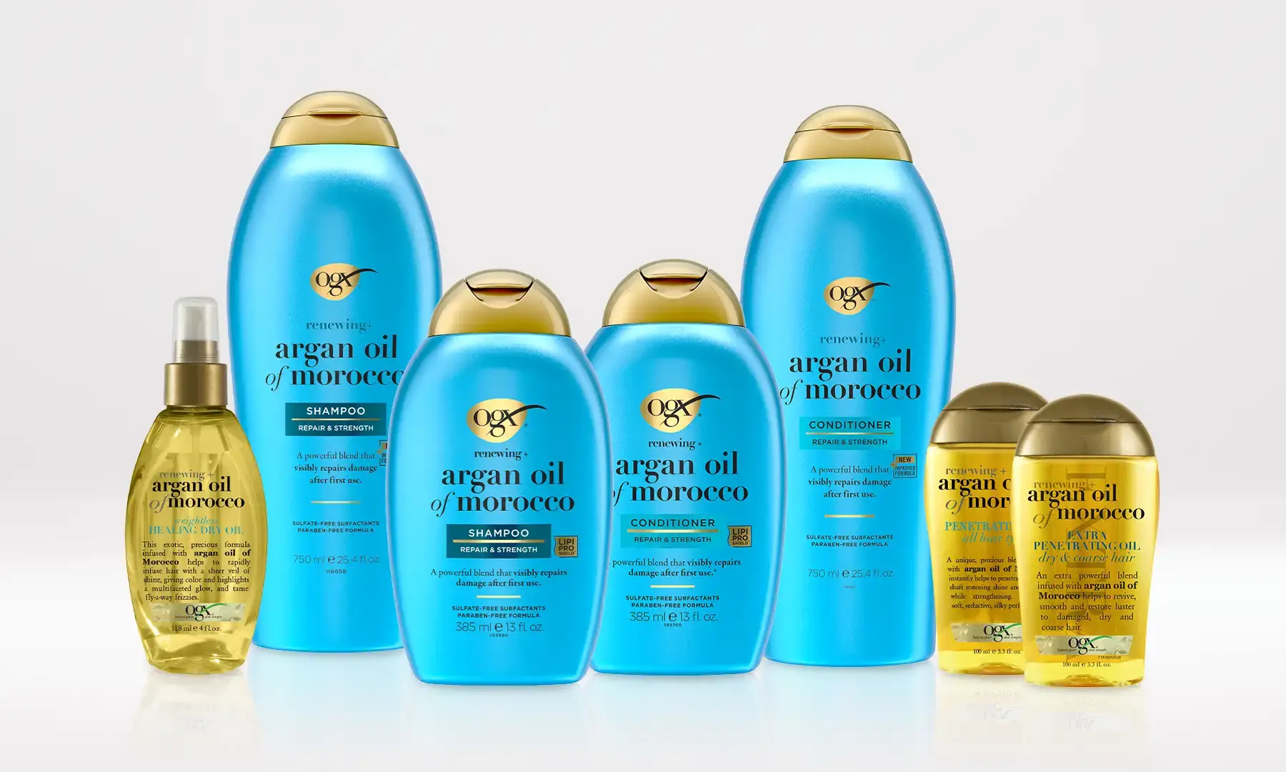 OGX® Argan Oil of Morocco Product line