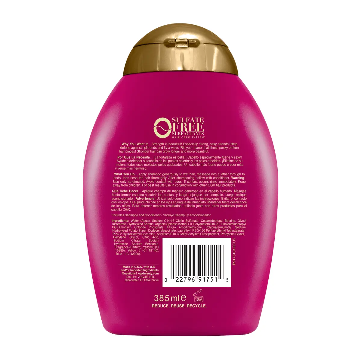 Anti-Breakage + Keratin Oil Shampoo 13 fl oz (1)