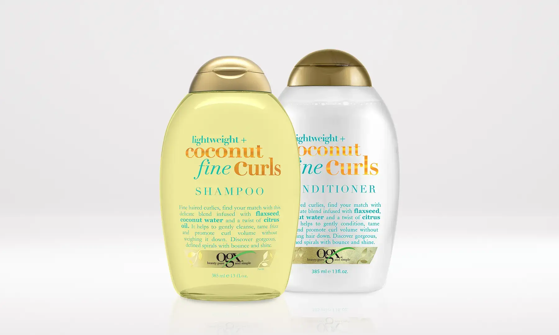 OGX® Coconut Fine Curls Product line