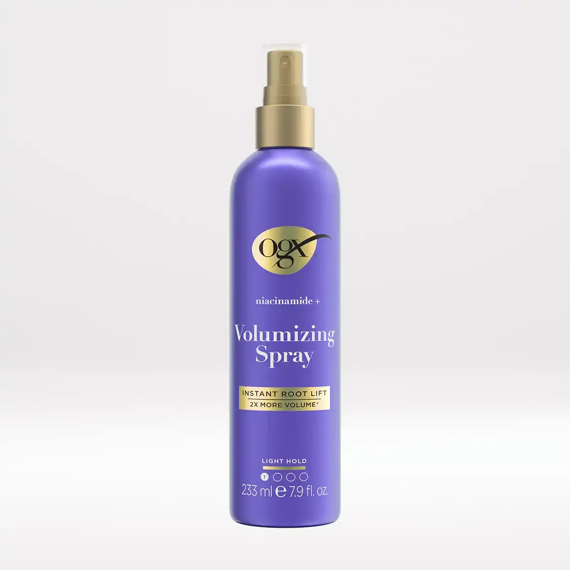 Volumizing Spray Front of Packaging