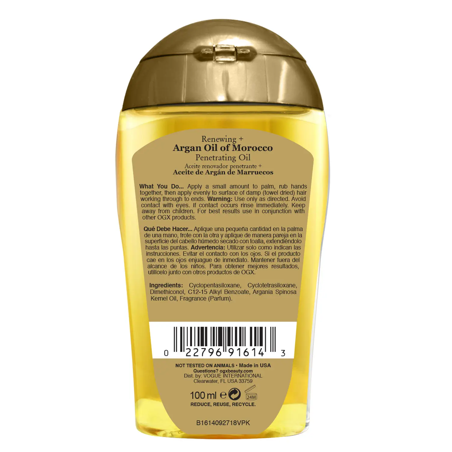 Renewing + Argan Oil of Morocco Penetrating Oil 3.3 fl oz 2