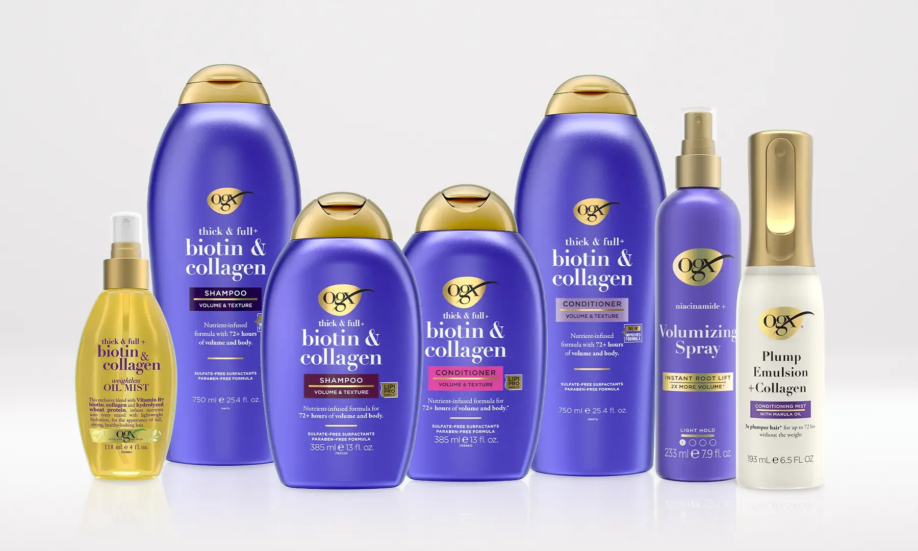 OGX® Biotin & Collagen Product line