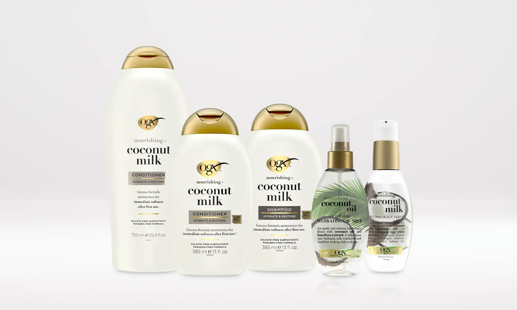 OGX® Coconut Milk Product line