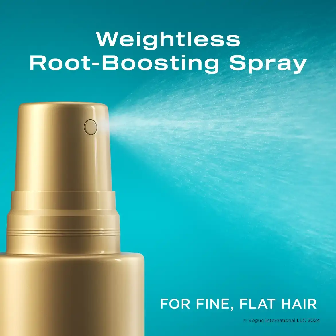 Volumizing Spray Goop Texture Image showing formulation and consistency of spray in air
