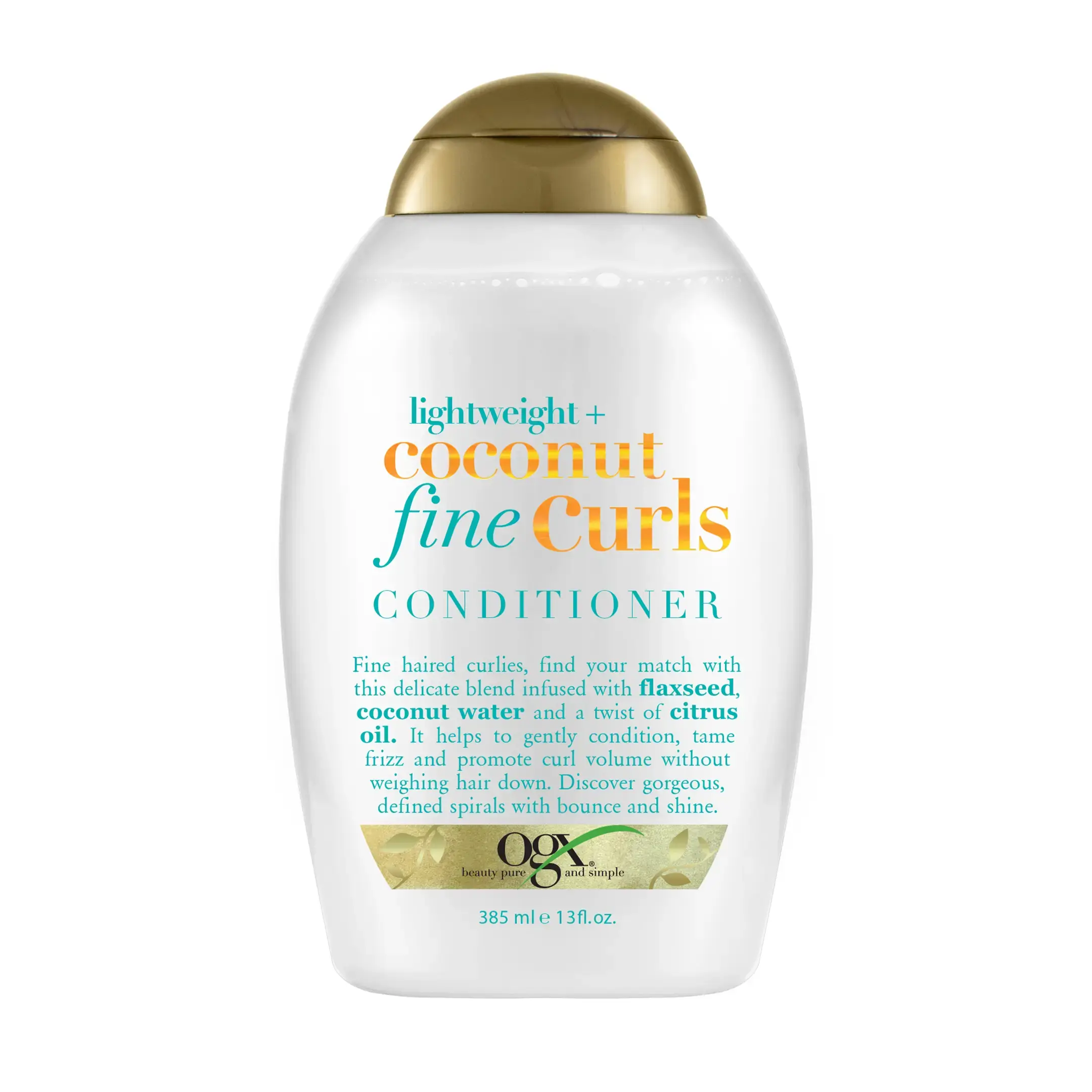 Coconut Fine Curls Conditioner Front of Packaging