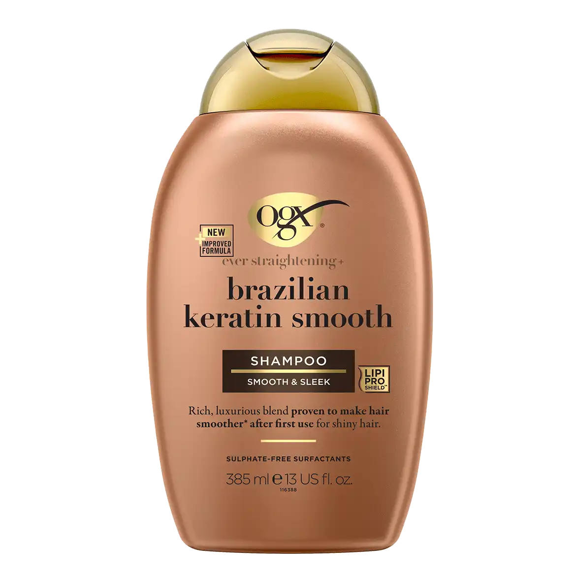 OGX® Ever Straightening + Brazilian Keratin Smooth Shampoo 385ml, 88.7ml