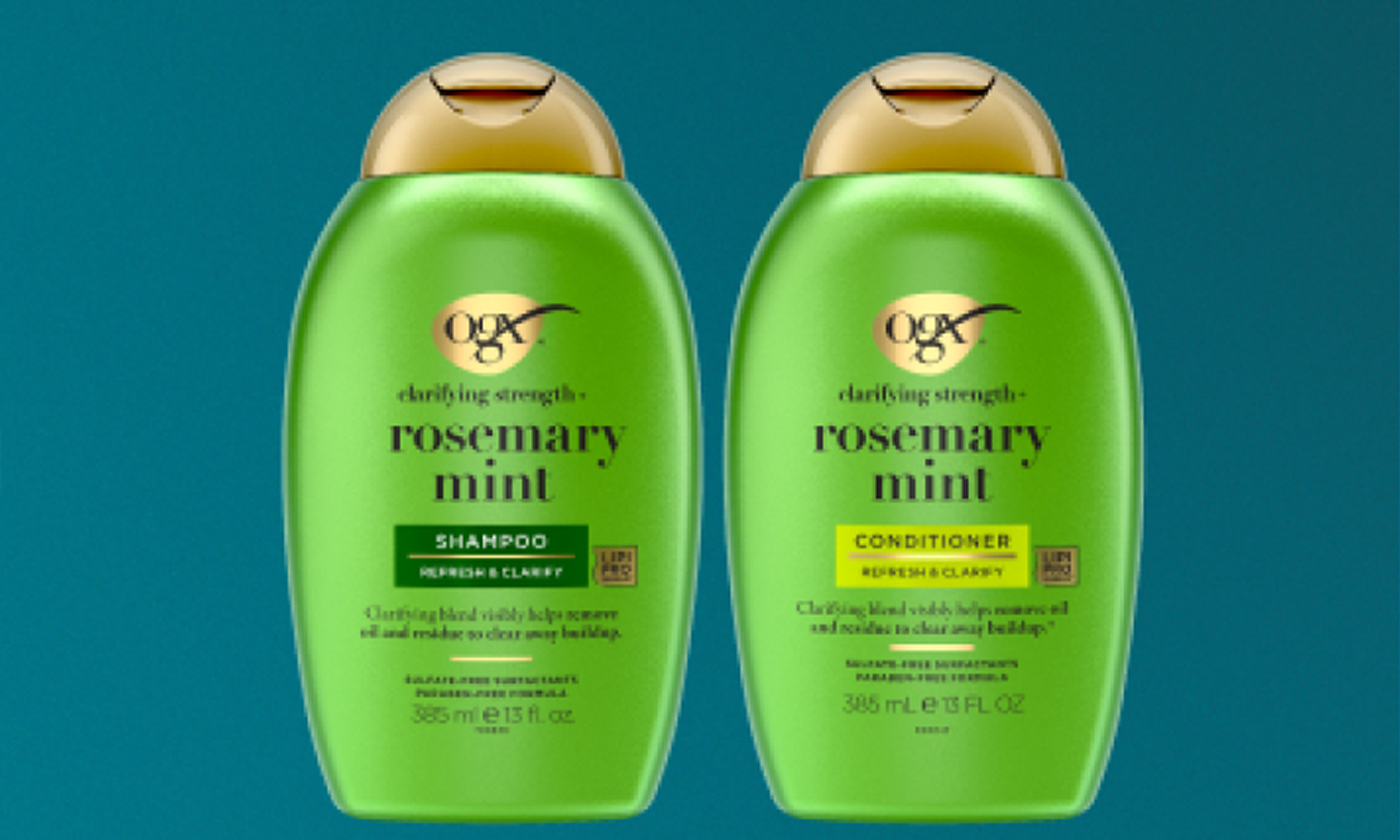 Find your duo: Find the right products for your hair type and needs. Clarify any hair type with Rosemary Mint
