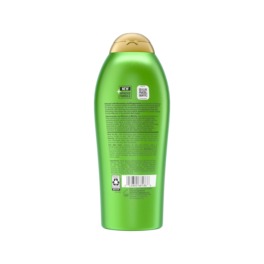 OGX NA US 00052800681811 116505 Rosemary Mint XS Conditioner 25p4oz 00180 rev1