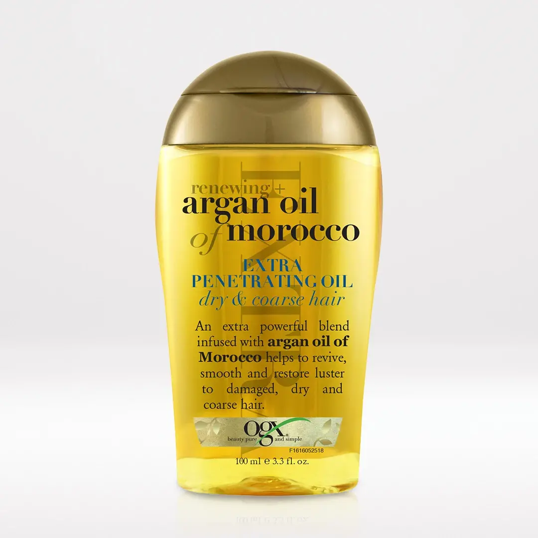 Argan Oil of Morocco Extra Penetrating Oil Front of Packaging