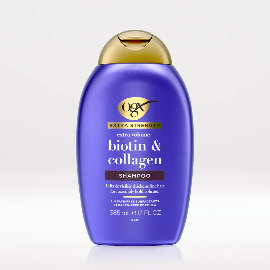 Extra Strength Biotin & Collagen Shampoo Front of Packaging