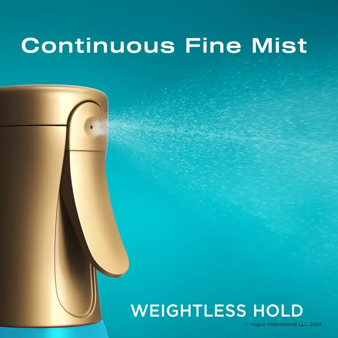 Hold Hairspray Goop Texture Image showing formulation and consistency of spray in air