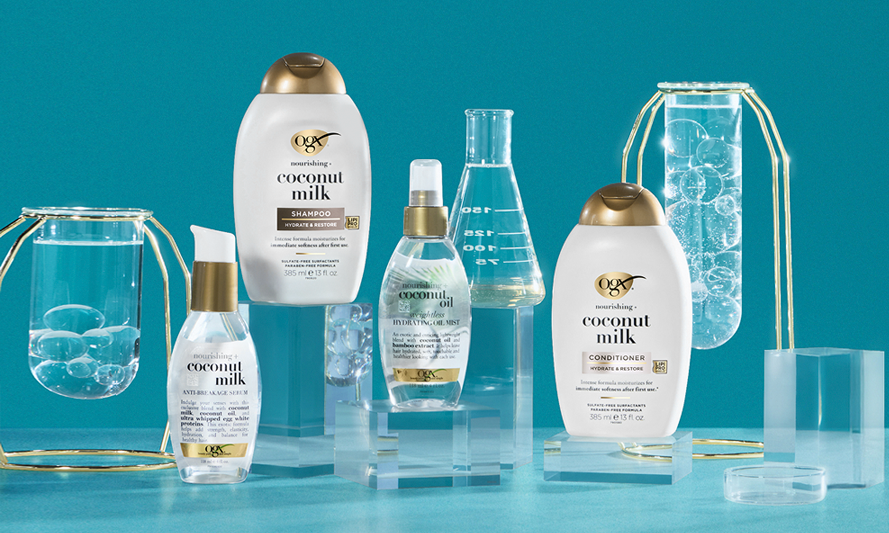 Informed by science, Restore & soften your hair with Coconut milk