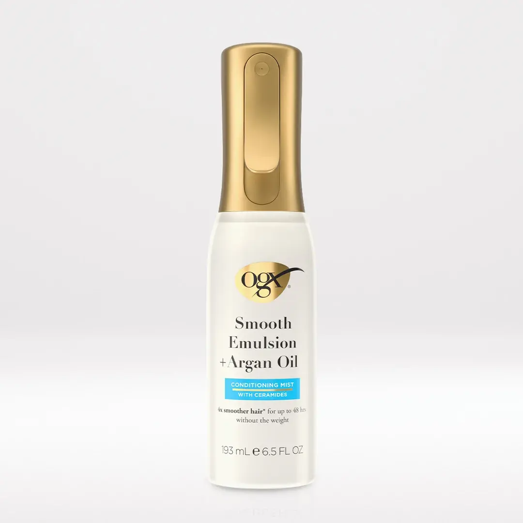 Smooth Emulsion + Argan Oil Conditioning Mist Front of Packaging 