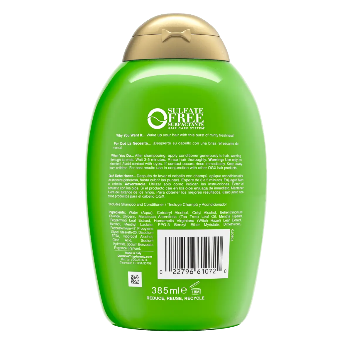 Extra Strength Refreshing Scalp + Teatree Mint Conditioner 13 fl oz (1)