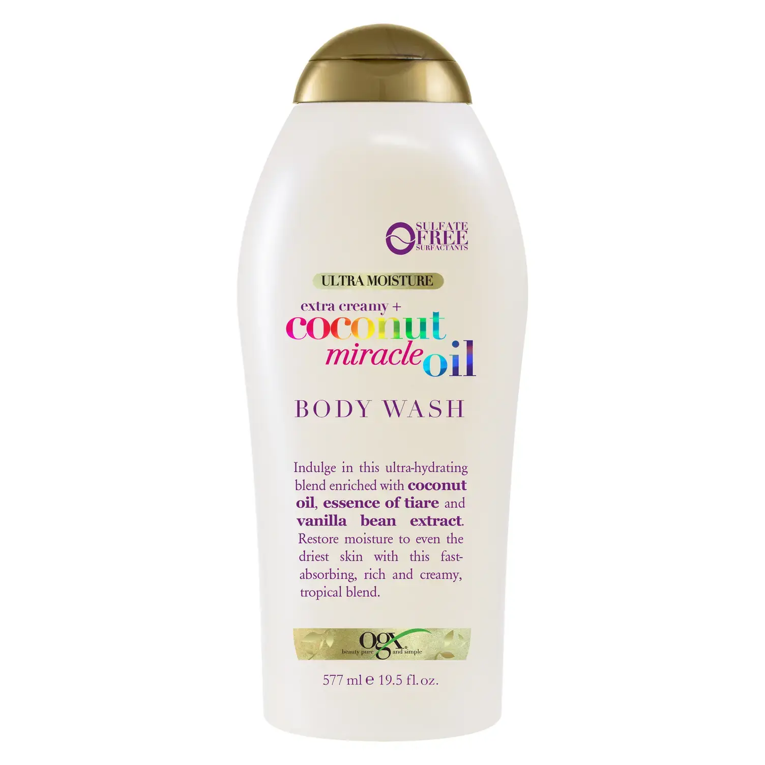 Coconut Miracle Oil Ultra Moisture Body Wash Front of Packaging