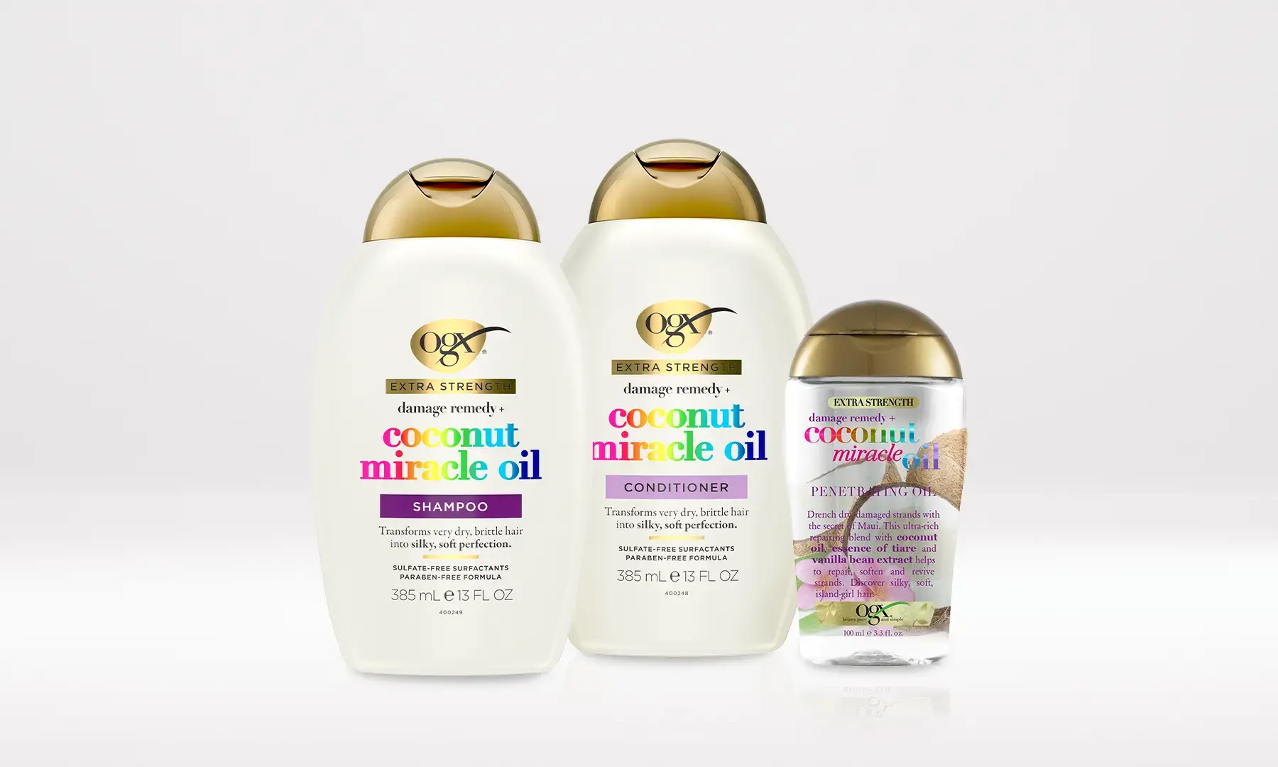 OGX® Coconut Miracle Oil Product line