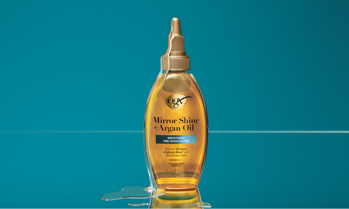 Mirror Shine + Argan Oil Pre Wash Gloss Packaging and Formula Consistency