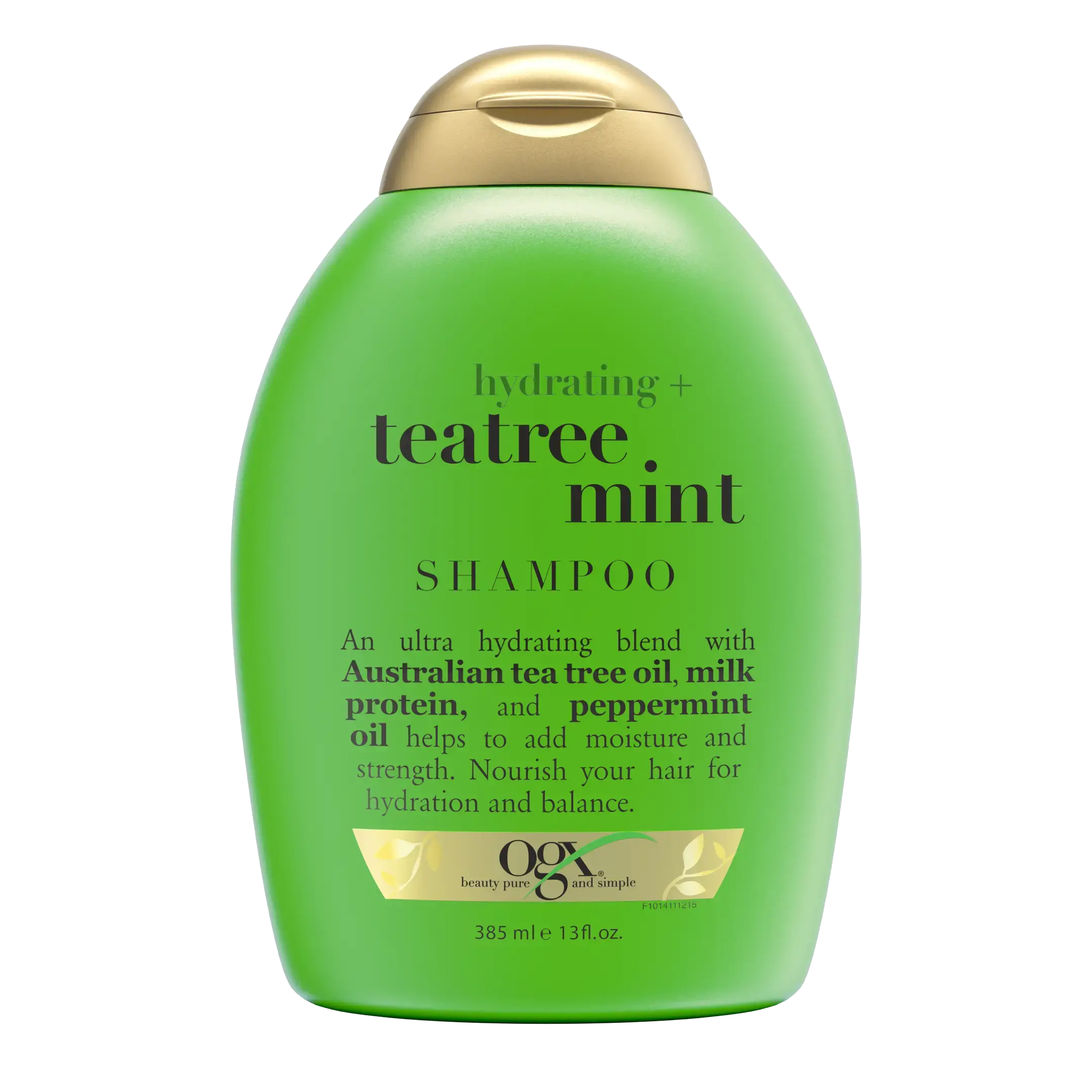 [DISCONTINUED] Teatree Mint Shampoo 13oz Front of Packaging