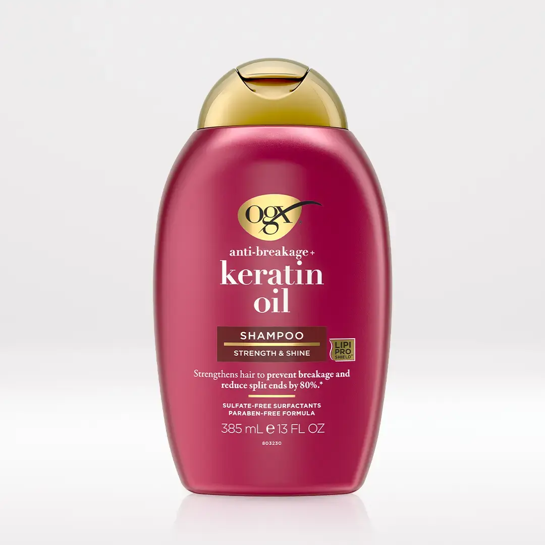 Keratin Oil Shampoo Front of Packaging