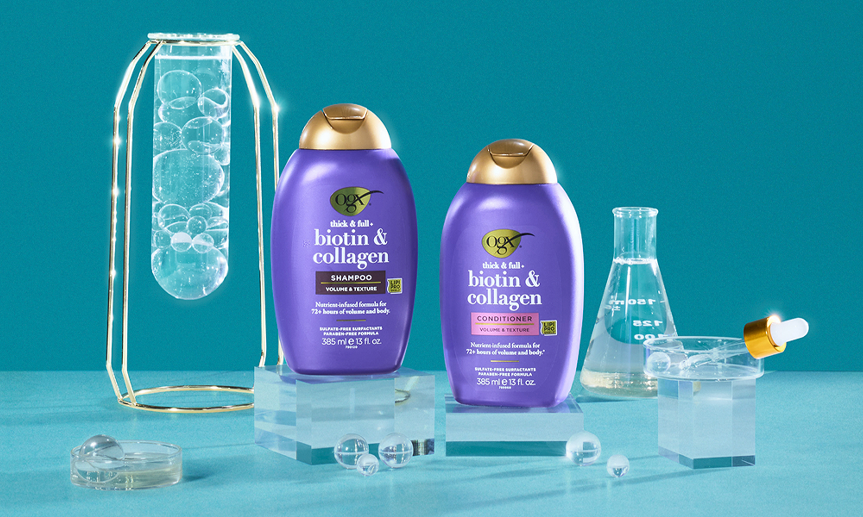 Informed by science, Volumize your hair with Biotin and Collagen