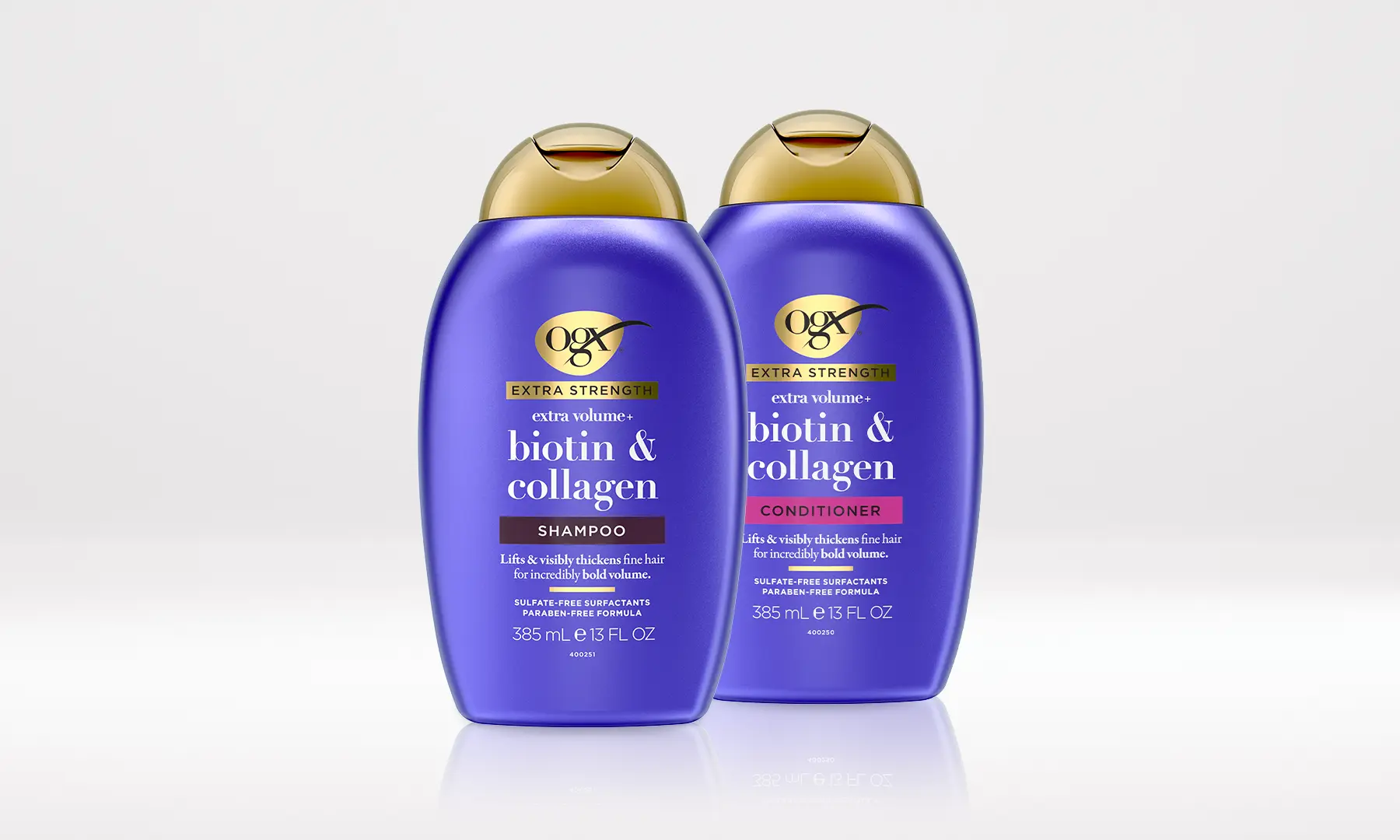 OGX® Biotin & Collagen Extra Strength Product line