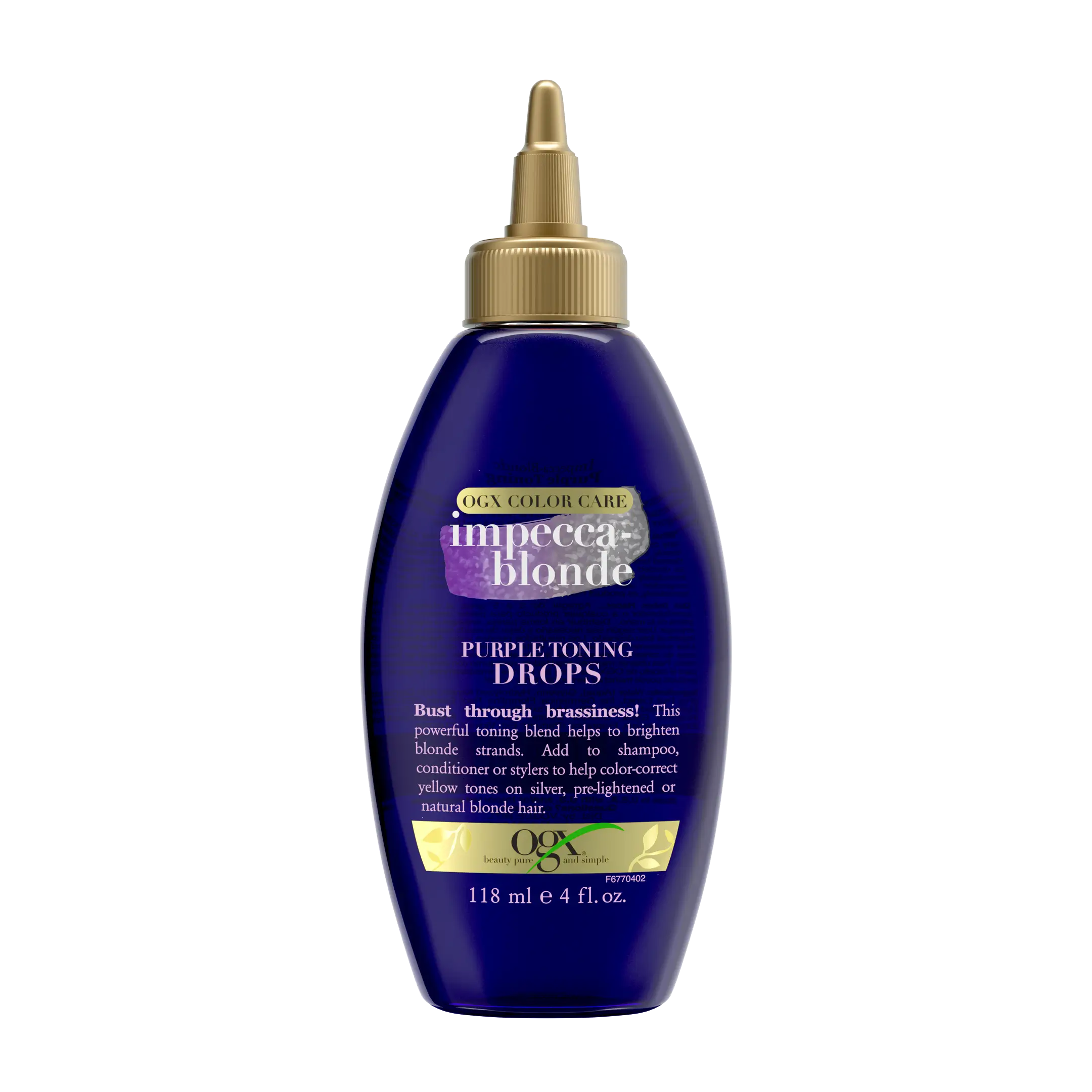 Impecca-Blonde Purple Toning Drops 4oz