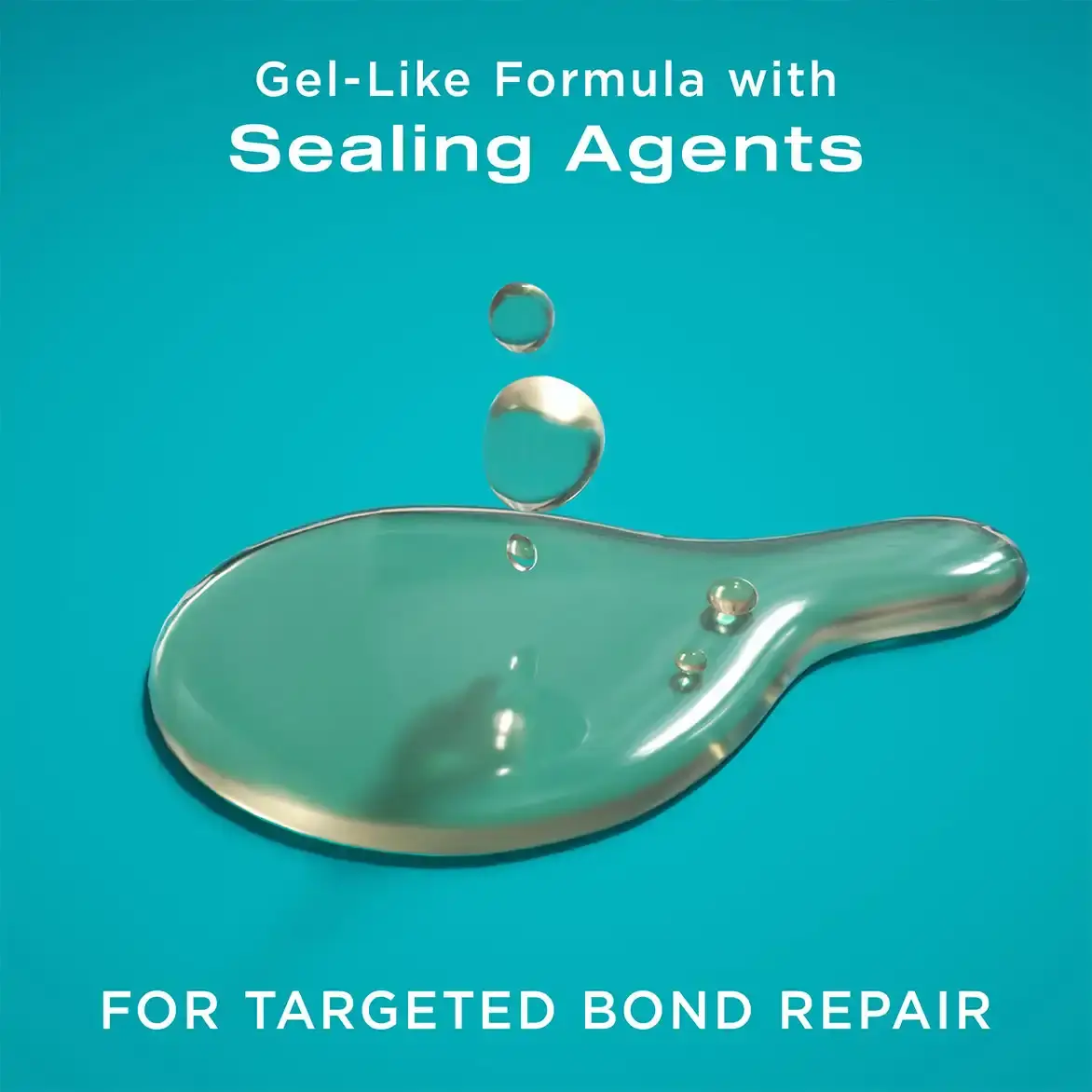 Bond Protein Repair Sealing Serum Goop Texture Image showing formulation and consistency of gel-like formula with sealing agents
