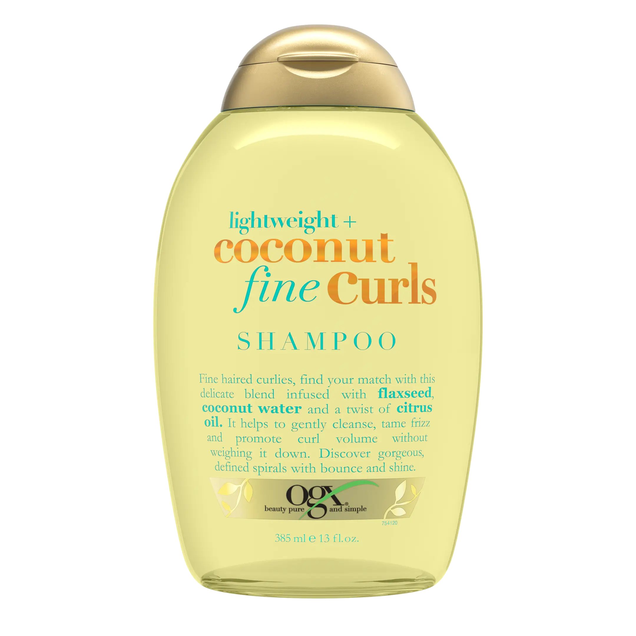 Lightweight + Coconut Fine Curls Shampoo 13 fl oz