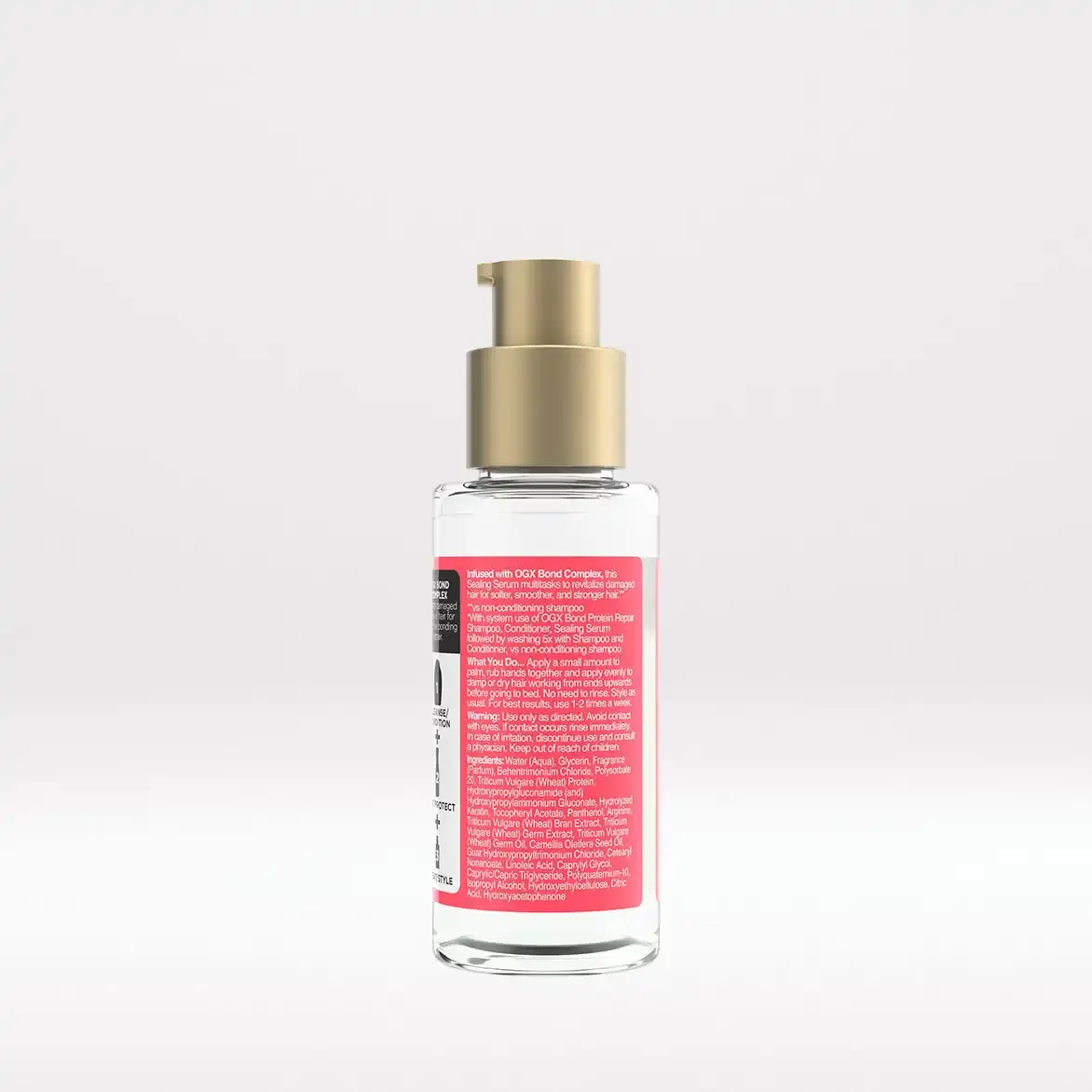 Bond Protein Repair Sealing Serum Back of Packaging