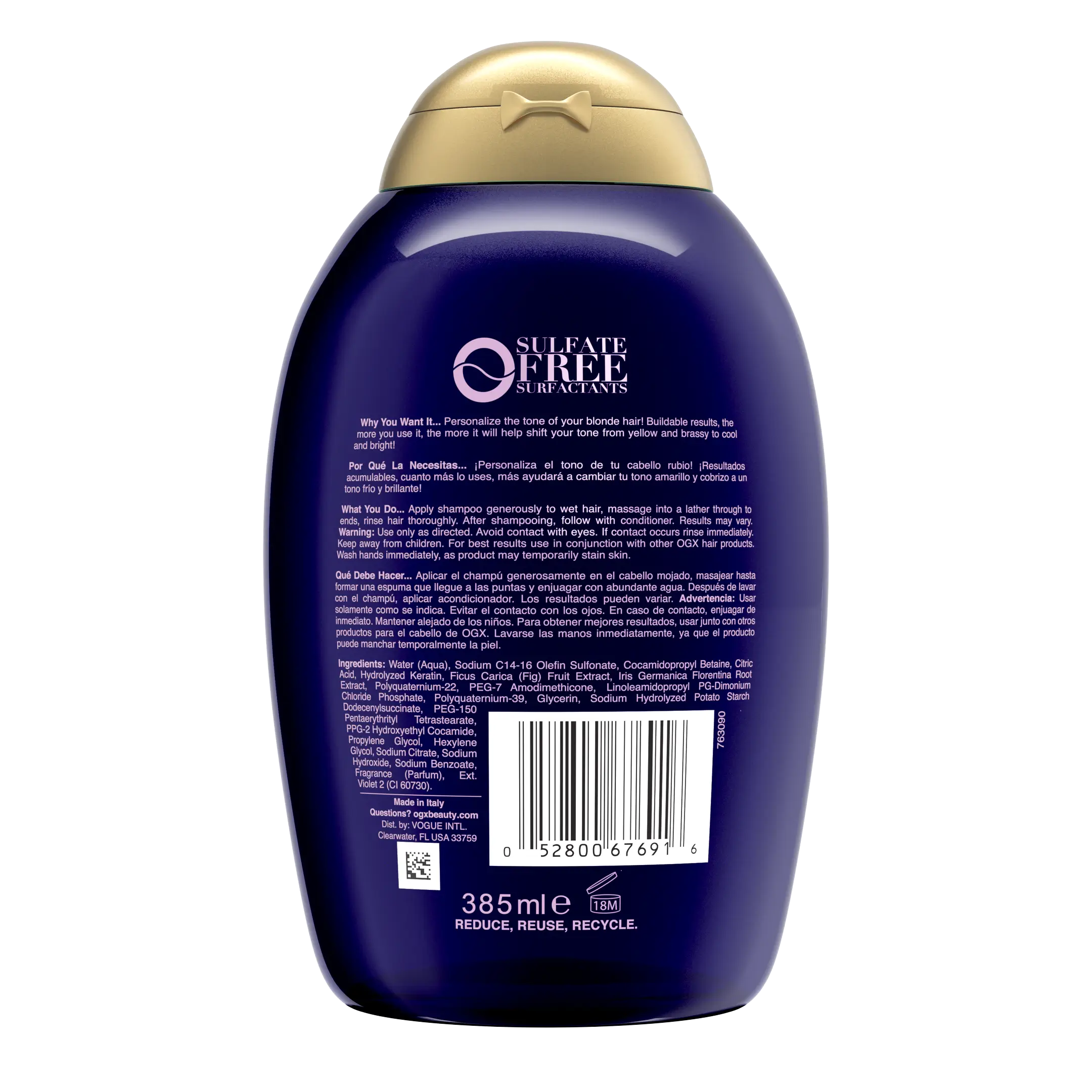 Ogx shampoo purple discount