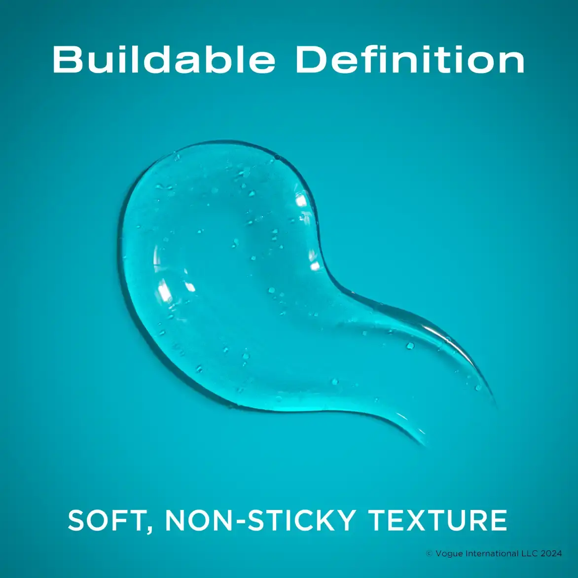 Touchable Hold Gel Goop Texture Image showing formulation and consistency of soft non-sticky gel