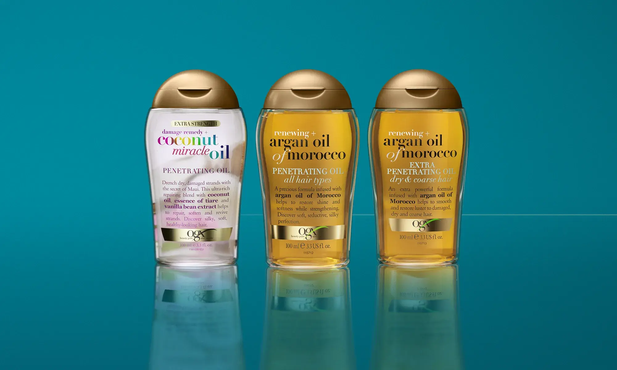  Image displaying Coconut Miracle Oil Penetrating Oil, Argan Oil of Morocco Penetrating Oil, and Argan Oil of Morocco Extra Penetrating Oil