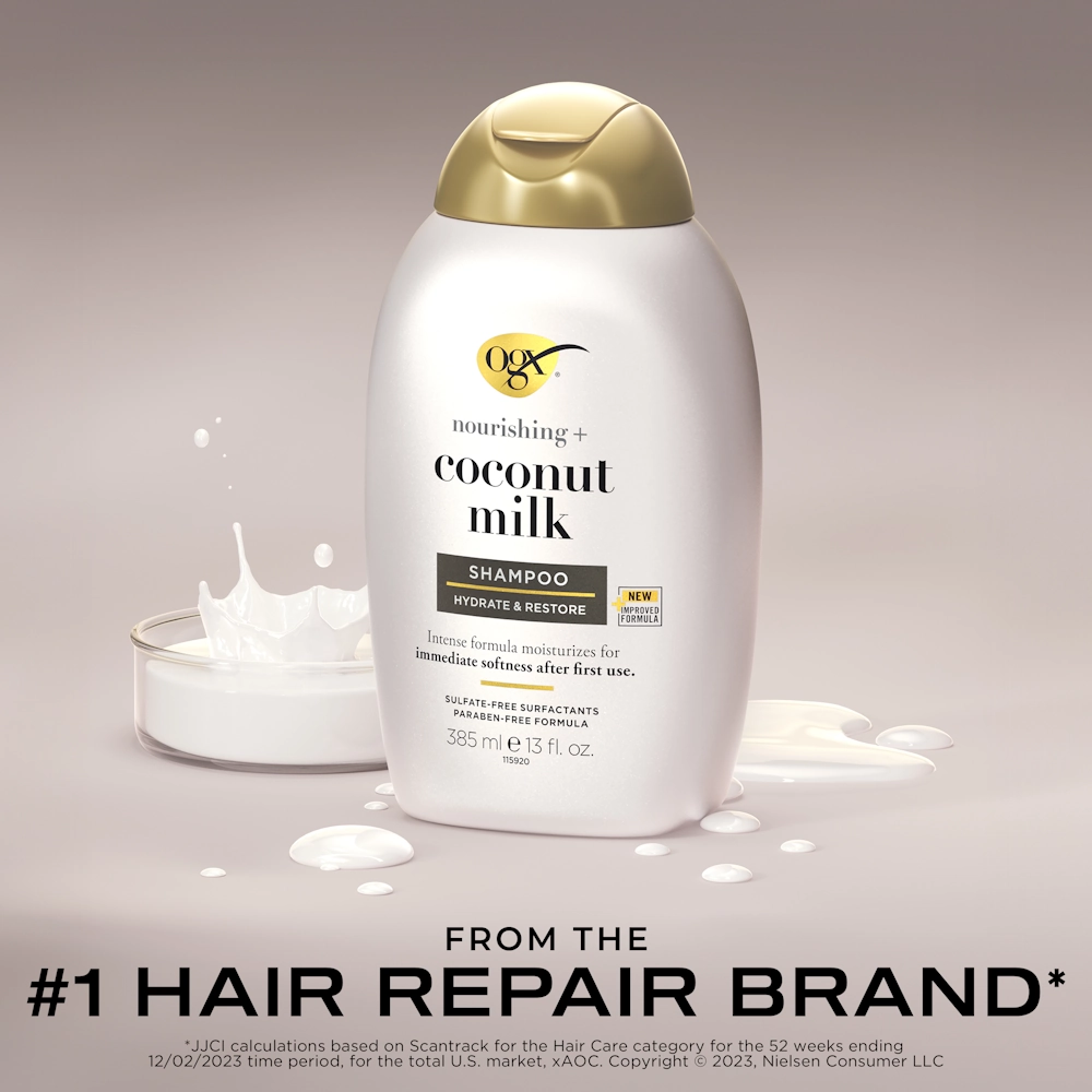 Nourishing Coconut Milk Shampoo For Soft Hair OGX Beauty