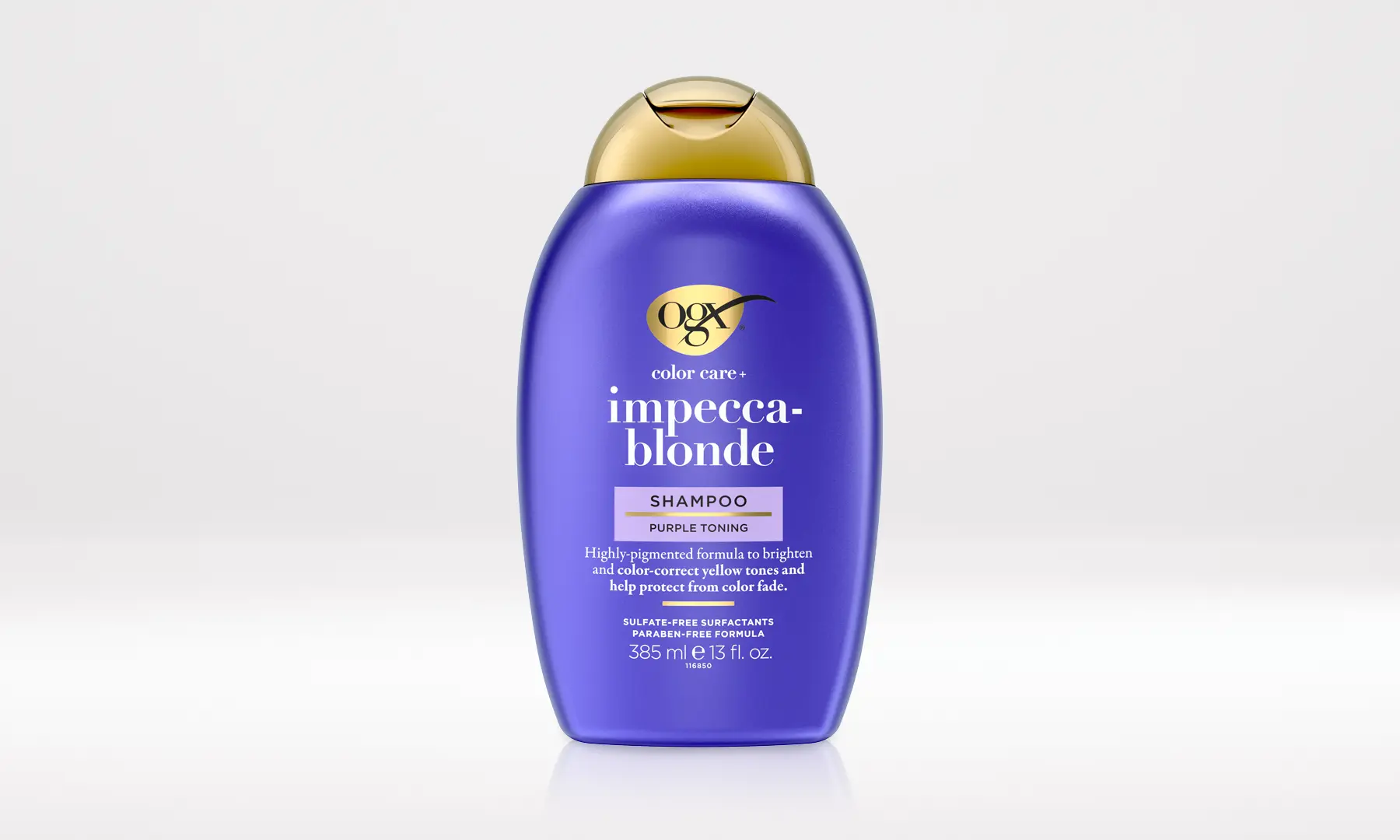 OGX® Impecca Blonde Purple Toning Product line