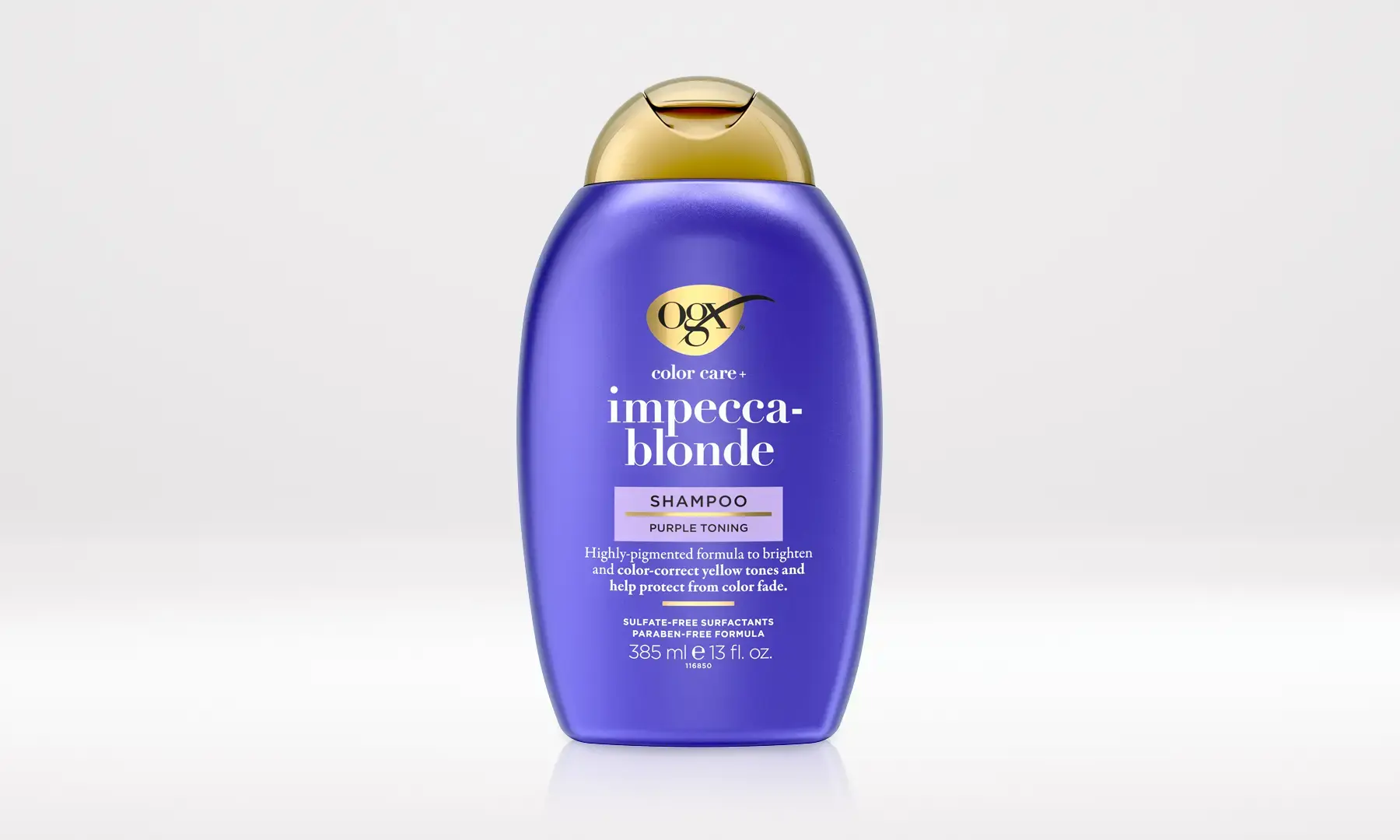 OGX® Impecca Blonde Purple Toning Product line