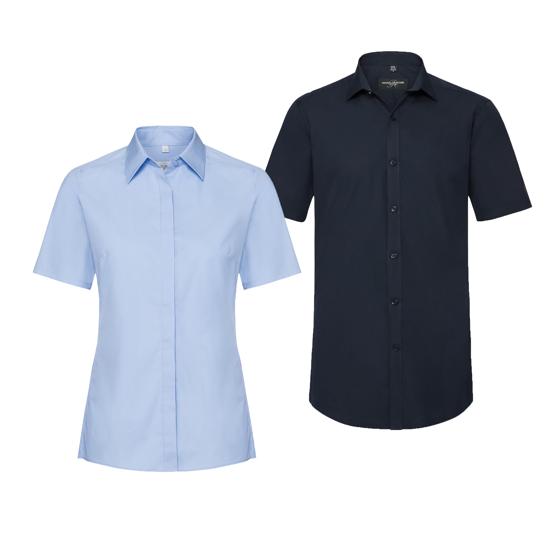 Luxe stretch blouse korte mouw