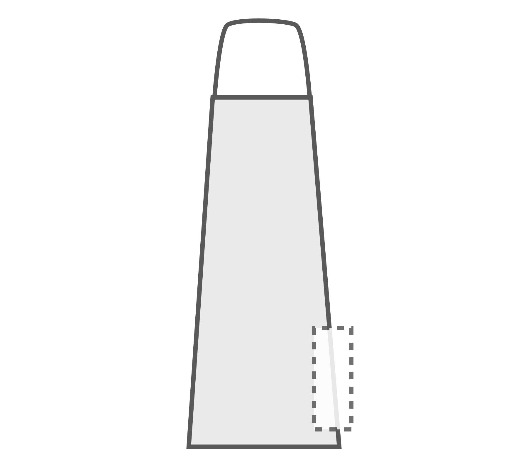 Flanc gauche (10x25cm)