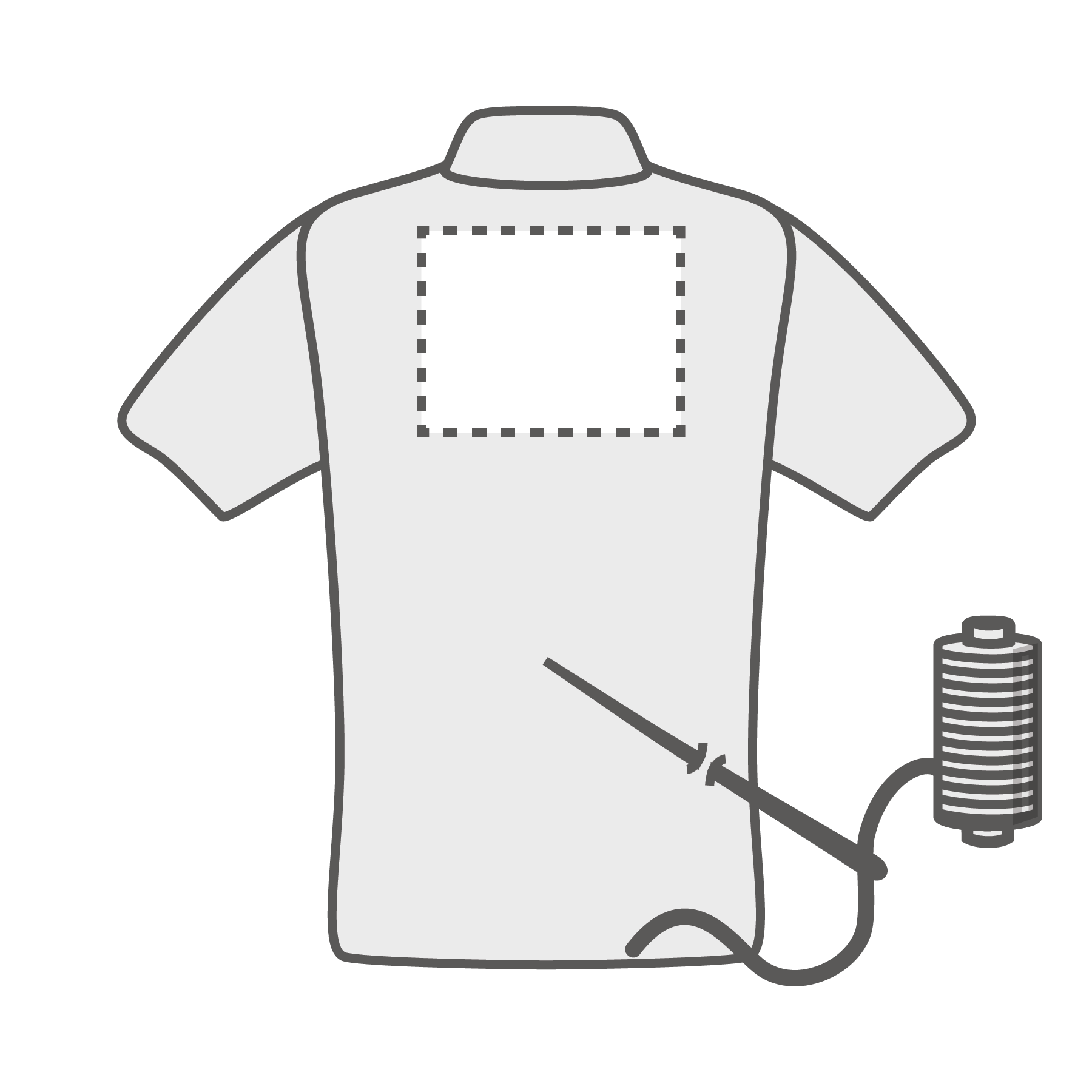 Dos (15x20 cm) Broderie