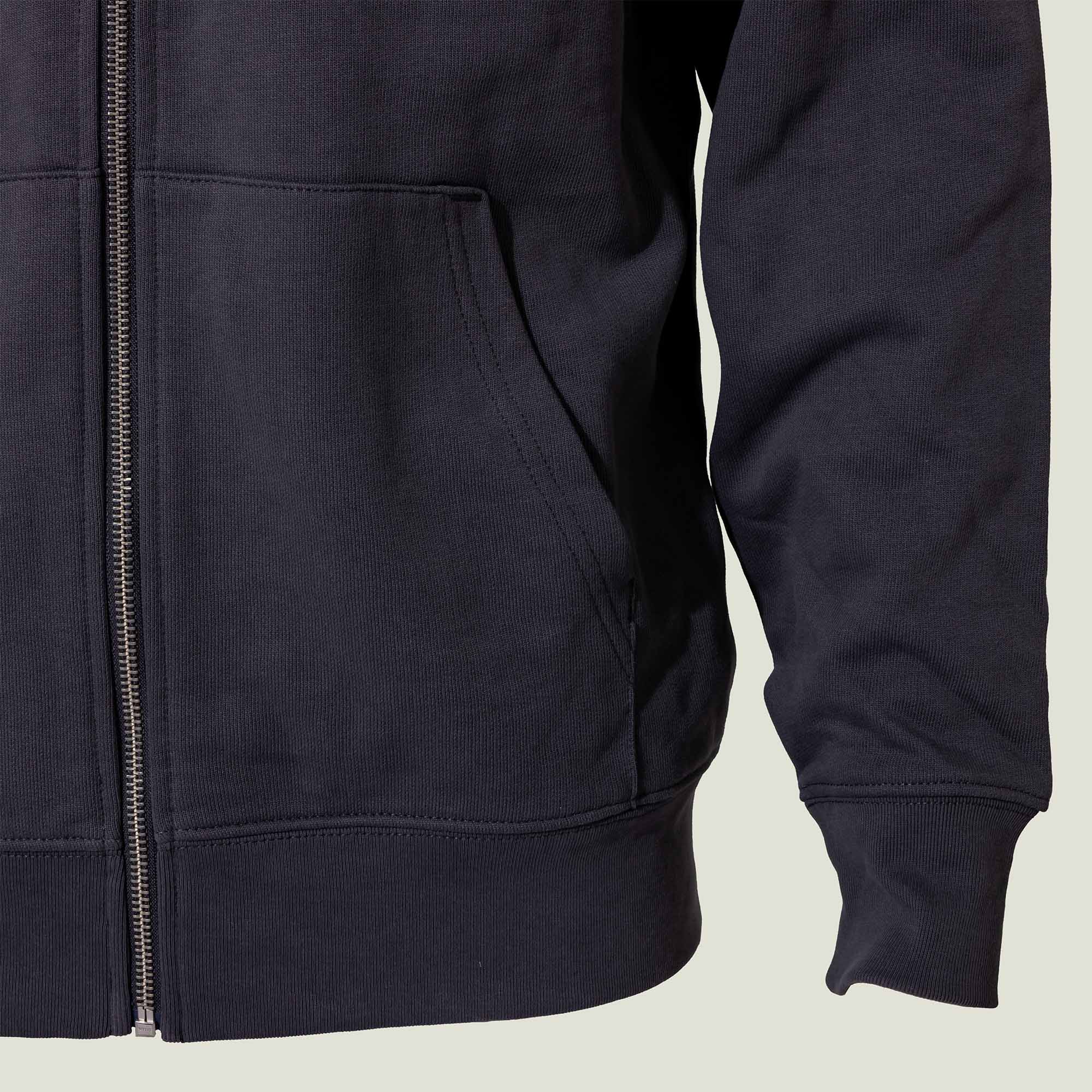 DuurzameHoodieMetRits Detail1